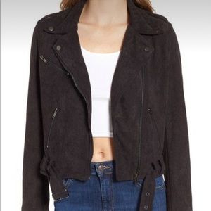 ASTR suede like leather jacket